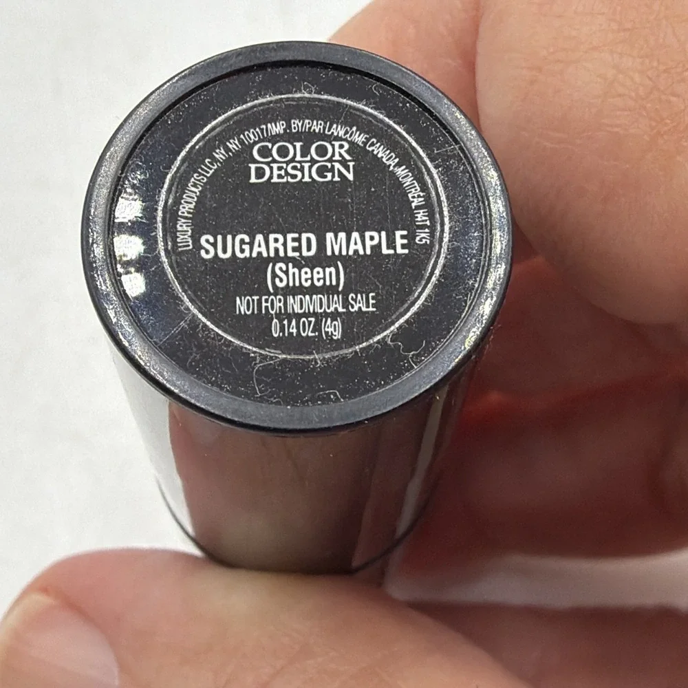 Lancome Color Design Lipstick 256 Sugared Maple (Sheen) Discontinued